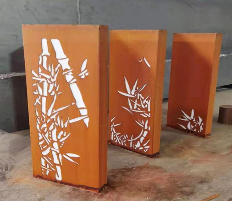 相山锈钢板灯箱